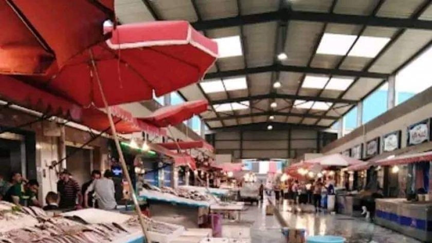 سوق السمك في بورسعيد