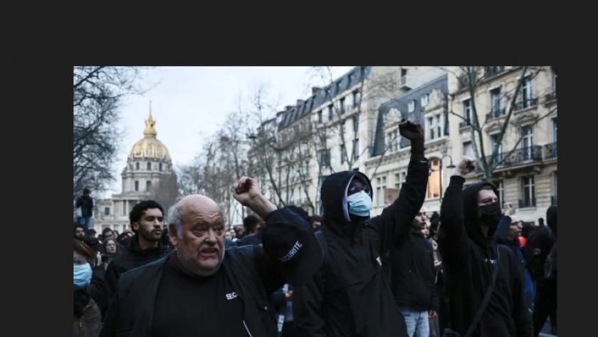 مظاهرات فرنسا- تعبيرية