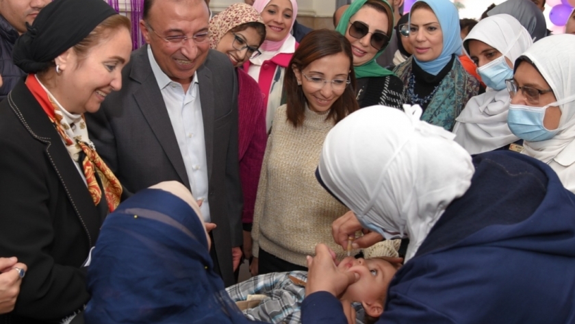 التطعيم ضد شلل الأطفال في الإسكندرية