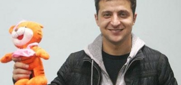 الممثل الكوميدي والمرشح الرئاسي الأوركراني فولوديمير زيلينسكي