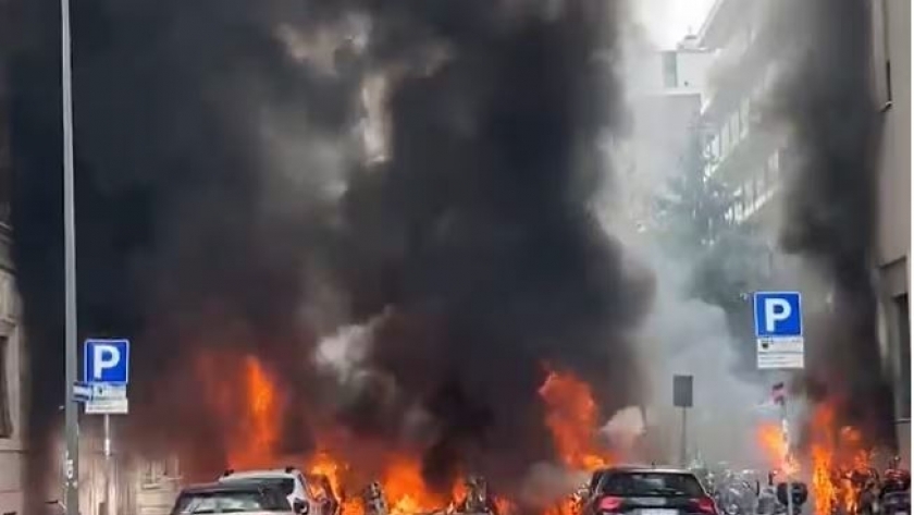 انفجار وسط مدينة ميلان الإيطالية