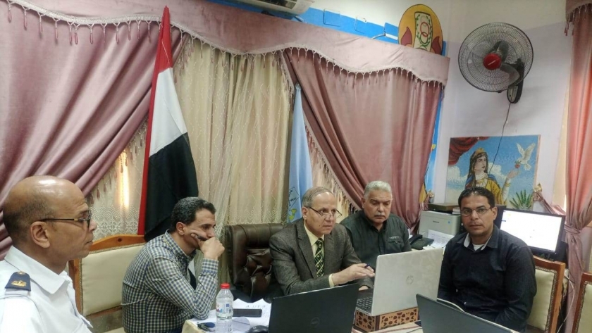 غرف عمليات متابعة الشهادة الإعدادية في كفر الشيخ