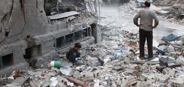 تدمير في سوريا - صورة أرشيفية