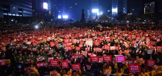مظاهرات كوريا الجنوبية