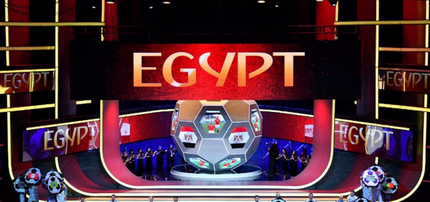 عرض اسم مصر في حفل قرعة كأس العالم في روسيا