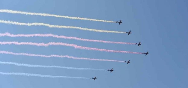بالصور| استعراض القوات الجوية الصينية خلال احتفالات ذكرى النصر