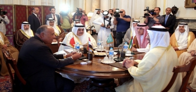 وزراء خارجية مصر والسعودية والبحرين والإمارات