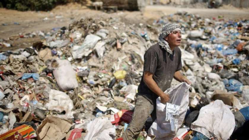 القمامة في غزة