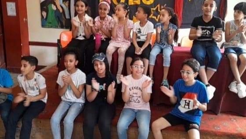 ورشة عمل للأطفال بحي المنتزة بالإسكندرية