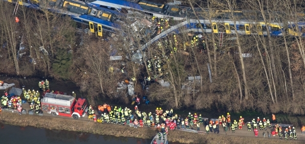 اصطدام قطارين بألمانيا