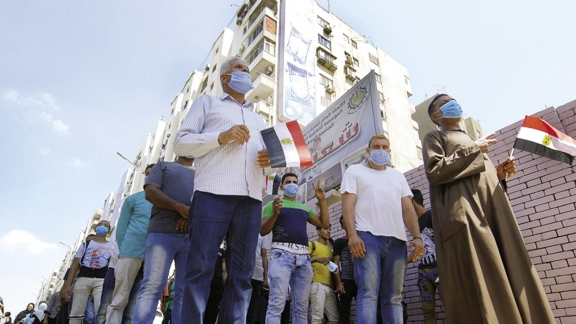 طوابير الناخبين احتشدت أمام لجان الجامعة العمالية بمدينة نصر