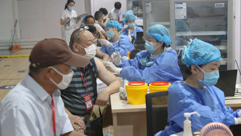 مراكز التطعيم ضد كورونا فى الصين
