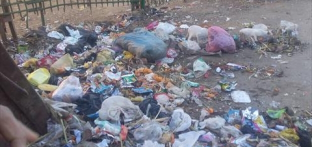 انتشار القمامة في أبو تيج
