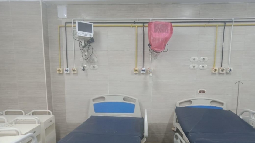  تشغيل 30 سرير عناية متوسطة لخدمة مرضى كورونا بمستشفى جامعة أسيوط الرئيسى