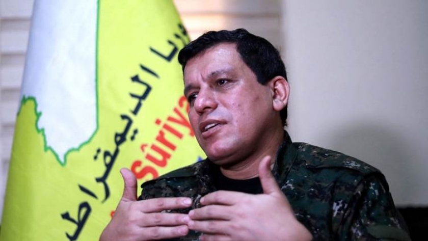 قائد قوات سوريا الديمقراطية المعروفة اختصارا باسم "قسد" مظلوم عبدي