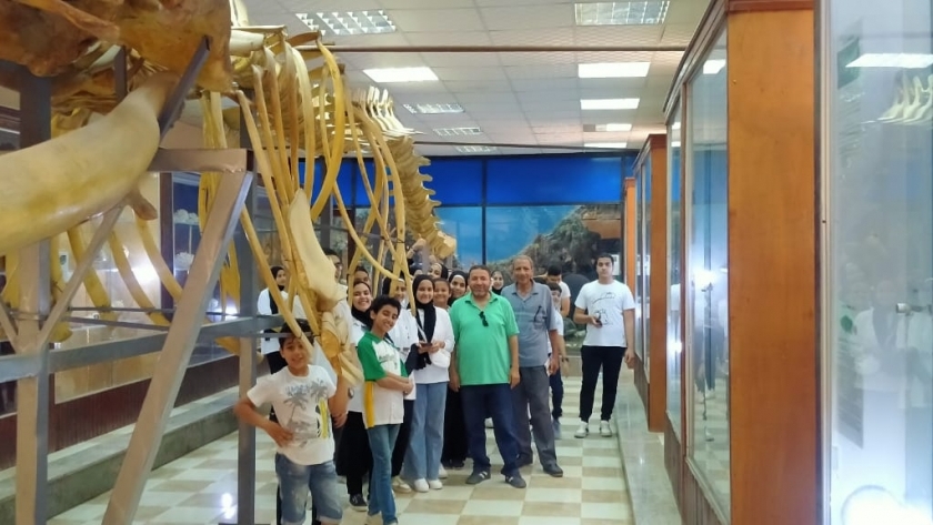 أعضاء نادي المناخ يزورون معهد البحوث المائية في كفر الشيخ