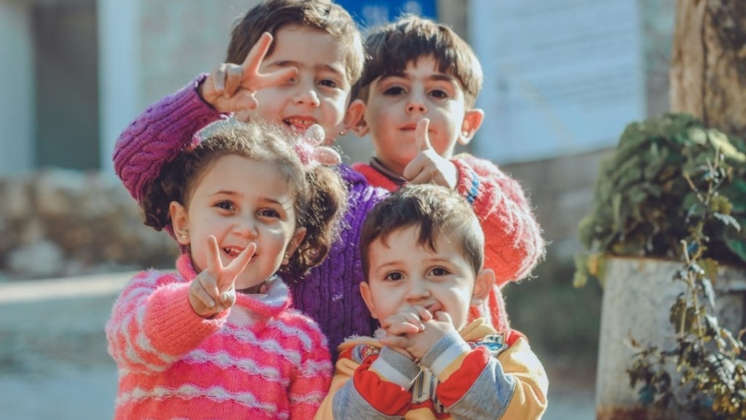 أطفال خلال إحدى فعاليات «يوم اليتيم»