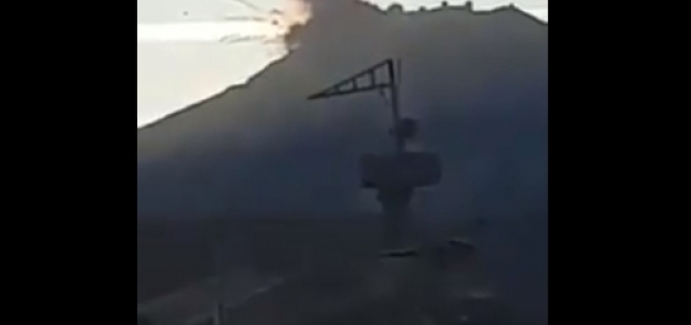 صورة من الفيديو المتداول للإنفجار