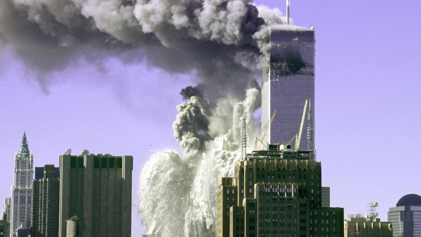 جانب من هجمات 11 سبتمبر