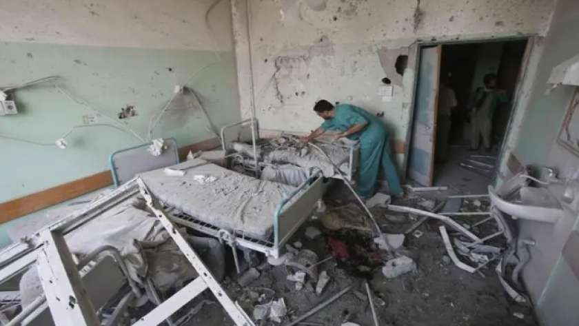 مستشفيات غزة لم تسلم من القصف الإسرائيلي