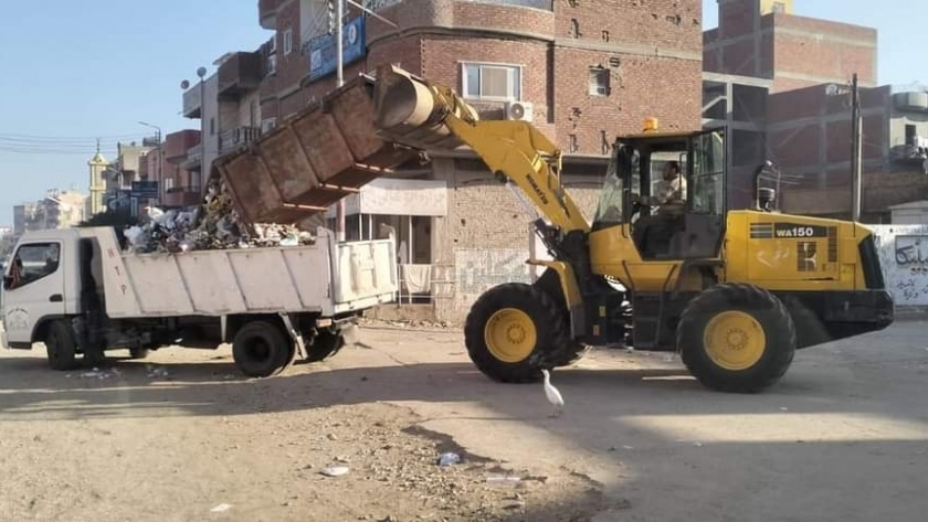 أعمال النظافة بمركز ومدينة بيلا بمحافظة كفر الشيخ