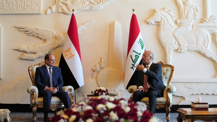 الرئيس السيسي ونظيره العراقي
