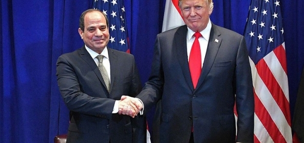 الرئيس عبدالفتاح السيسي والرئيس دونالد ترامب