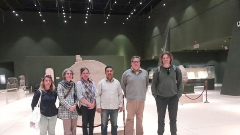 البعثة الالمانية بزيارة لمتحف سوهاج القومى