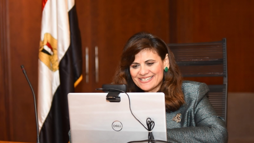 وزيرة الهجرة تلتقي أبناء الجالية المصرية في الولايات المتحدة افتراضيا