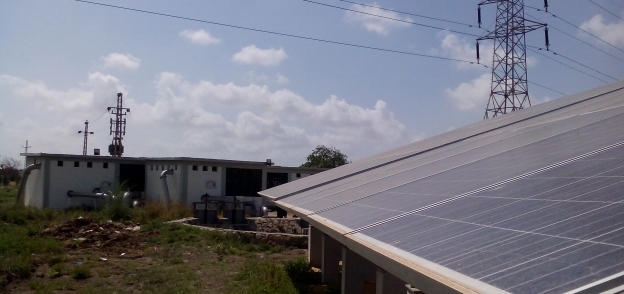 محطة طاقة شمسية للرى