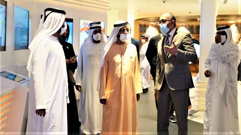 الشيخ محمد بن راشد يزور الجناح المصري المشارك في معرض إكسبو 2020 دبي