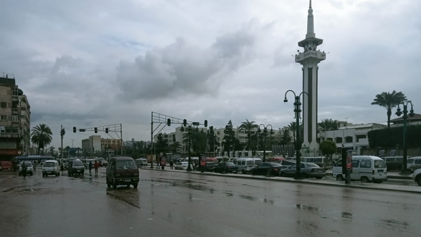 أمطار بمحافظة الإسكندرية منذ أسبوع