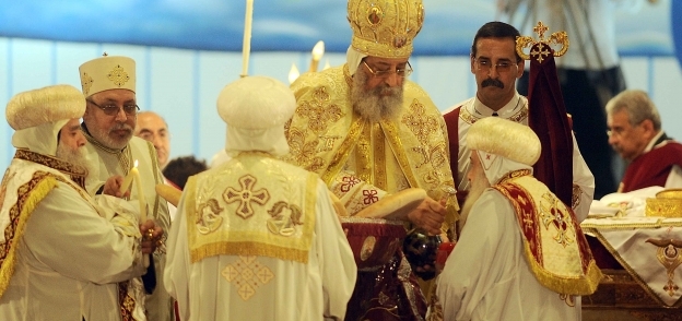 البابا خلال قداس عيد القيامة "صورة أرشيفية"