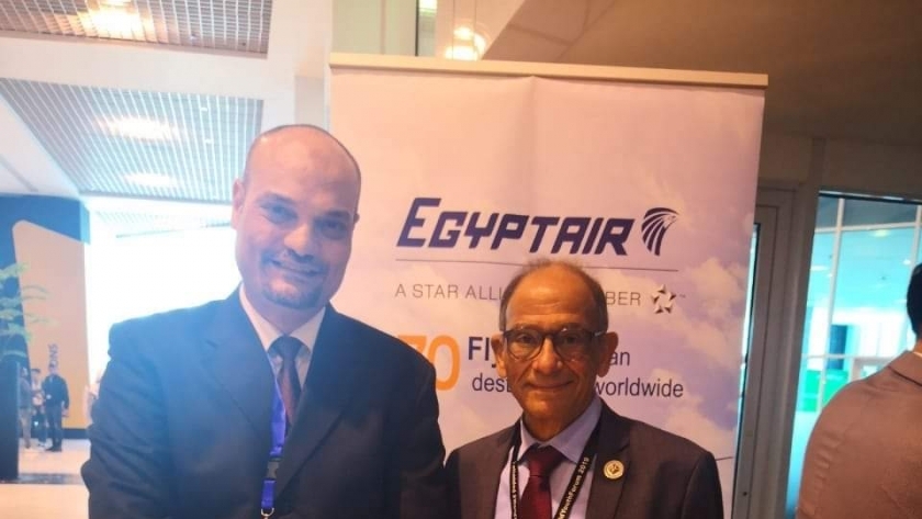 المهندس هاني عازر يوجه الشكر للشركة الوطنية القابضة مصر للطيران