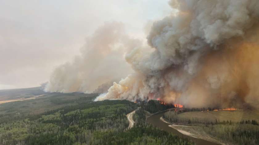 حريق غابات كندا