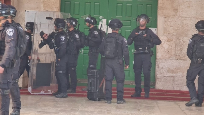 قوات الاحتلال تقتحم المسجد الأقصى .. أرشيفية