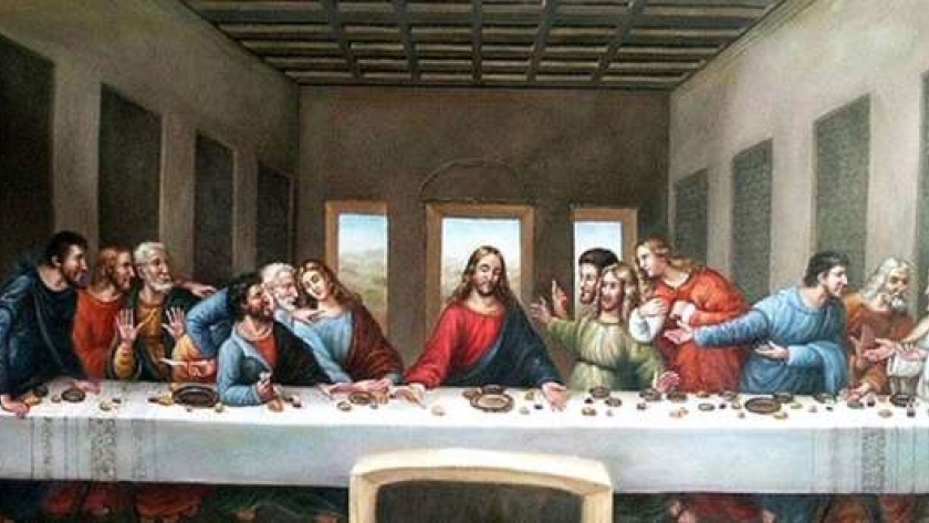 صورة تعبيرية للعشاء الأخير للمسيح
