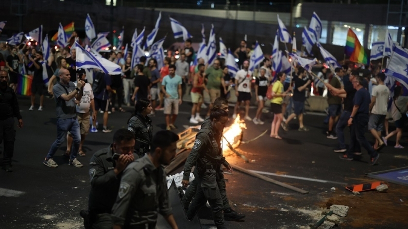 مظاهرات في إسرائيل - صورة أرشيفية