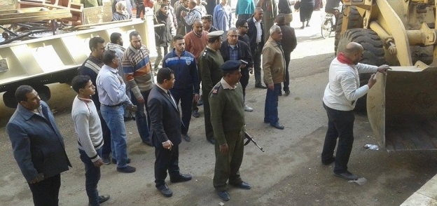 مدير أمن بني سويف ورئيس مدينة ناصر يقودان حملة لإزالة 571 حالة إشغال