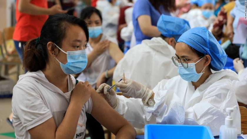 حملة التلقيح ضد فيروس كورونا في الصين