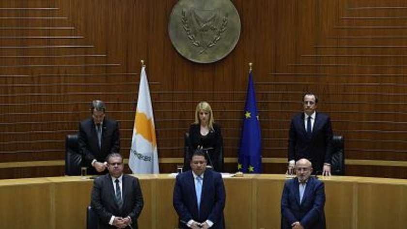 رئيس قبرص الجديد يدلي بخطاب التنصيب أمام البرلمان