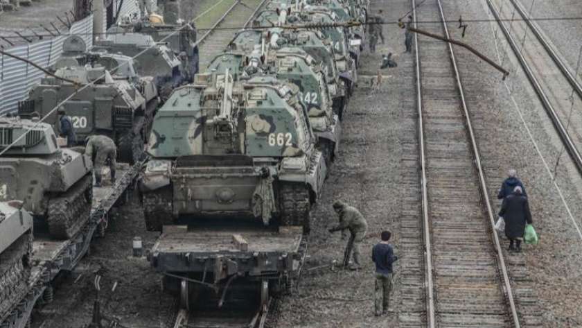 دبابات روسية في اوكرانيا
