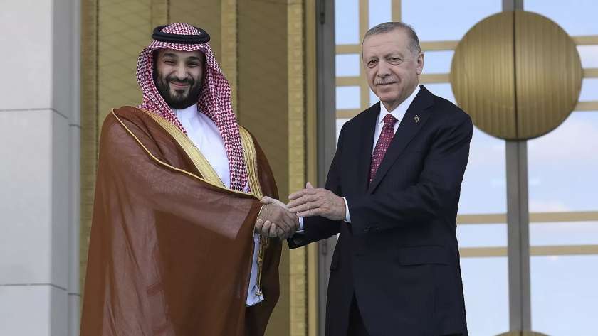 ولي العهد السعودي محمد بن سلمان والرئيس التركي رجب طيب أردوغان