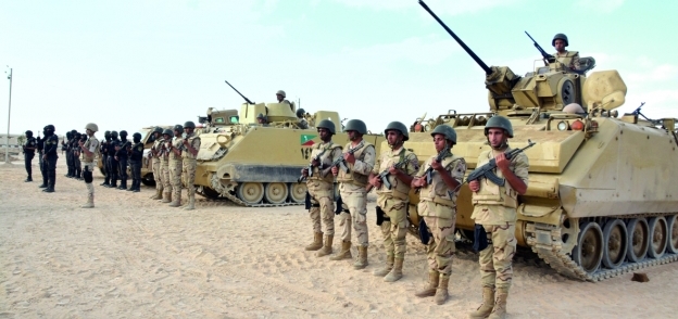 انتشار قوات مكافحة الإرهاب بشمال سيناء «صورة أرشيفية»