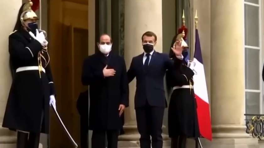 الرئيس السيسي خلال زيارة فرنسا