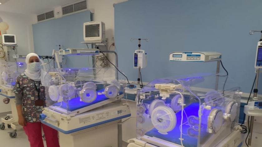 وحدة رعاية حديثي الولادة والمبتسرين بمستشفي أبو الريش "المنيرة" للأطفال