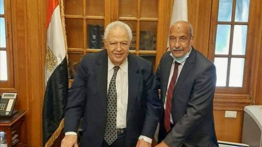نقيب الإسماعيلية مع نقيب محامي مصر