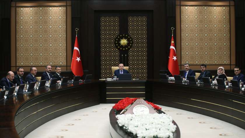أردوغان خلال أحدي الجلسات