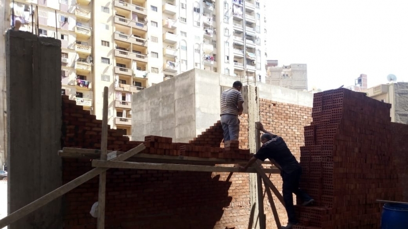 أعمال بناء مراكز الشباب والرياضة في الإسكندرية