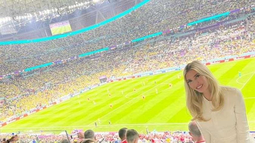 إيفانكا ترامب تشاهد مباراة بكأس العالم قطر 2022 من المدرجات